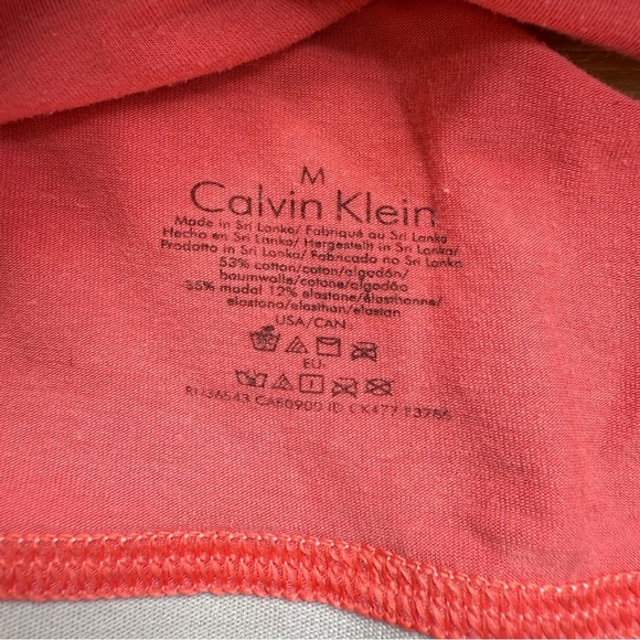 Calvin Klein Coral Bralette and Brief Set - Picture 3 of 4